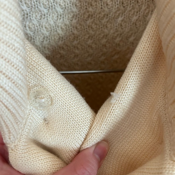 St. John Sport Wool Cashmere Silk Blend Knit Buttoned Sweater Jacket Size Large - Picture 7 of 7